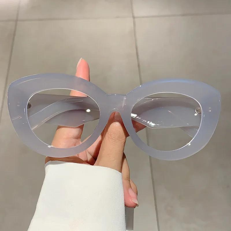 

Luxurious Blue Light Blocking Optical Green Cat Eye Eyeglasses Women Vintage Brand Style Designer Myopic Prescription Popular Sexy Glasses Frame