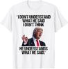 New Trump Biden Debate Presidential Debate Funny Quote Tee T-Shirt Unisex T-Shirt