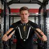 Treinador de Braço Twister Hidráulico 10-200kg Resistência Ajustável Expansor de Peito Masculino Treino de Força da Parte Superior do Corpo 3 em 1 Fortalecedor de Antebraço Academia em Casa