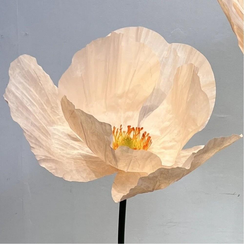 Fiori di Carta a Testa Grande Fiori Finti Nuovi Fiori Artificiali Decorazione Esterna