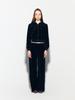Asif Calie Gurls Basic Terry Hood Zipup Black