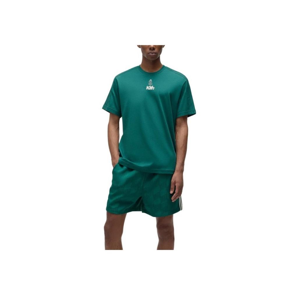 Kith For Adidas Football Short-Sleeve Tee Green Men Tops JX4130
