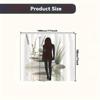 Zen Stone Shower Curtain Water Reflection Nature Art Minimalist Design Bathroom Decor Waterproof Printed Bath Curtain Home