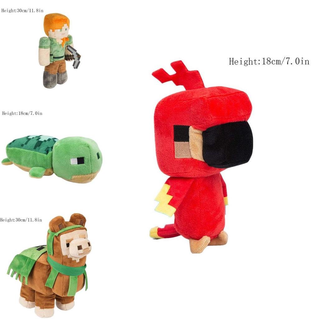 Minecraft Soft Plush Toy Animal Stuffed Pixel Doll Gift For Kids