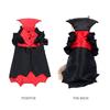 Personalized Cat Halloween Costume Humor Vampire Cosplay Gathering Balck Designer Cat Dress Pet Festive Atmosphere Costume