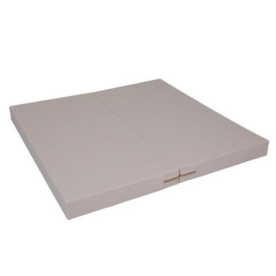 Gymnastic Mattress Satellite 120X120X10 Cm Two-Part - Beige