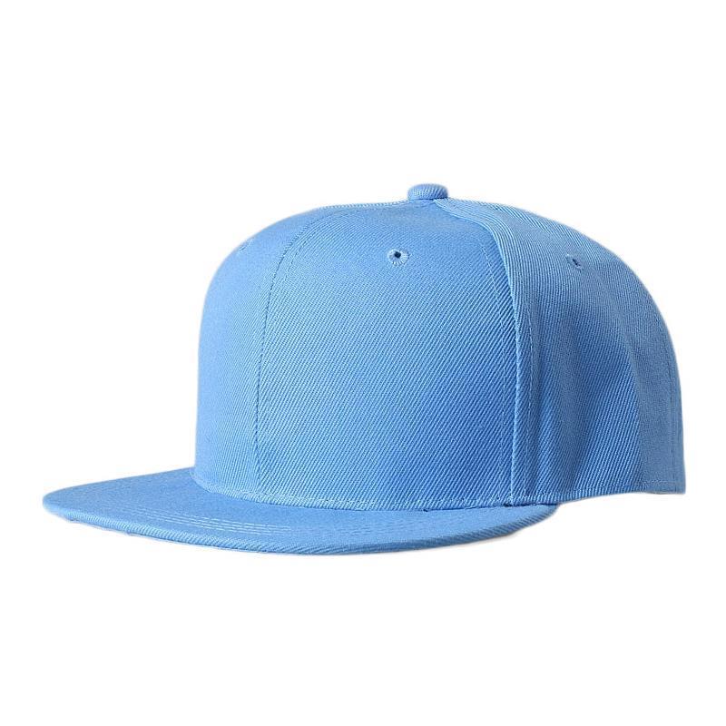 Hip Hop Flat Brim Sun Caps Male Baseball Hat Solid Color Summer Men‘s and Women‘s Outdoor Cycling Caps Sunproof Sport Caps