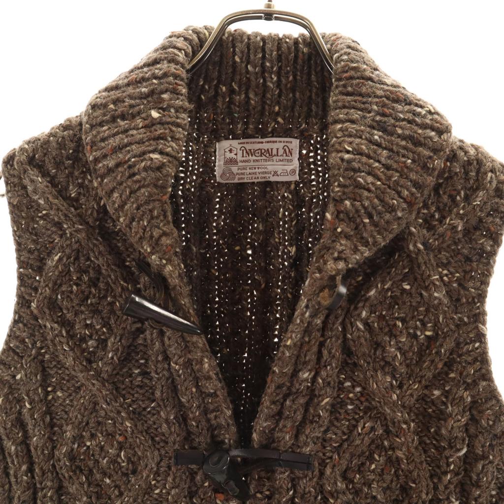 Beauty products INVERALLAN Made in the UK Knit vest Brown Men's Used