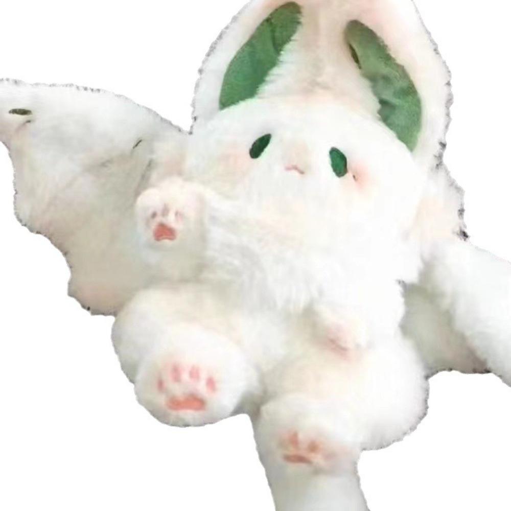 Cute Doll Flying White Rabbit Bat Rabbit Plush Doll with Wings Rabbit In Stock Plush Doll Big Tail