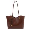 Retro temperament simple shoulder bag female office workers commuting versatile fashion handbag going out large capacity mother and child bag