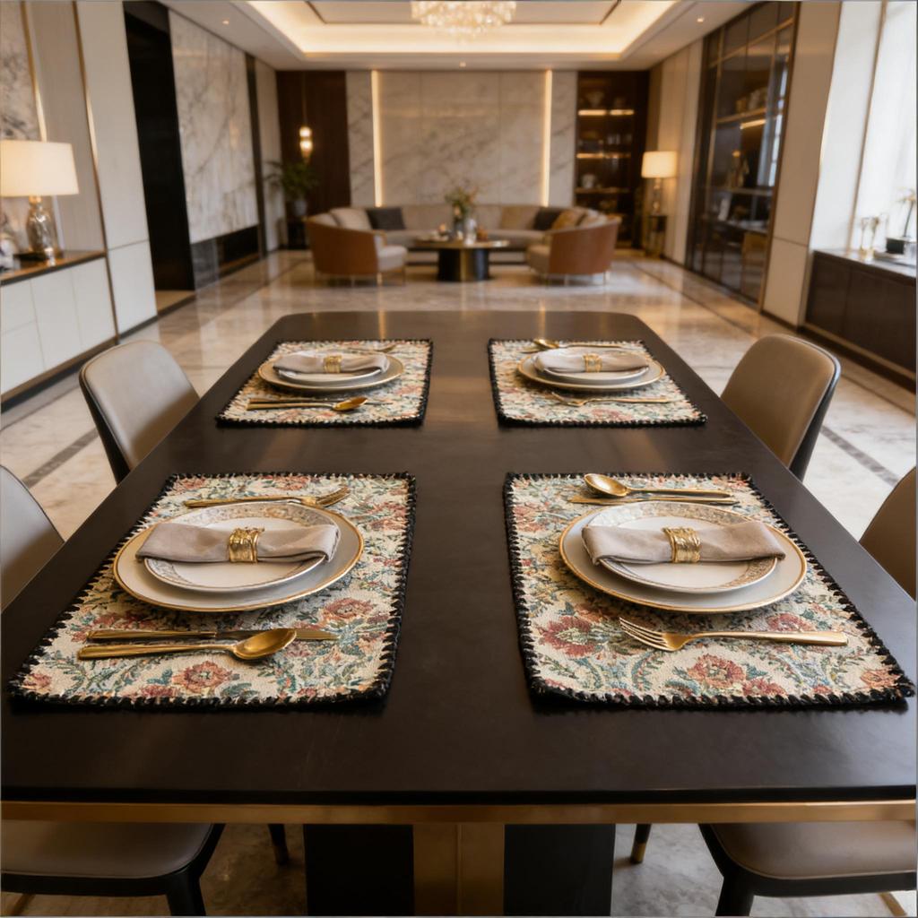 30x45cm Cotton Linen Placemats Placemats Dining Table Reusable Linen Placemats Woven Cloth Place Mats Cotton Table Mats