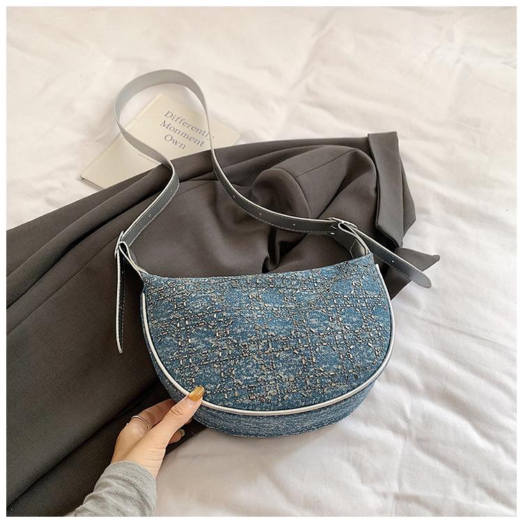 

Маленькая сумка женская 2025 новая высококлассный нишевый дизайн сумка через плечо мессенджер корейская версия женская сумка модная повседневная сумка-пельмень