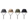 Unisex Japanese - Style Retro Functional Bucket Hat by Trendy Brand for Fall Winter Big Head Circumference Drawstring Ideal