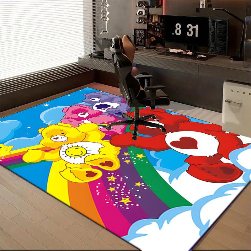 1PC Love Bears Rug for Livingroom,Bedroom, Palyroom, Chair Rug, Area Rug, Game Carpet, Large Size Rug Fan Christmas Gift