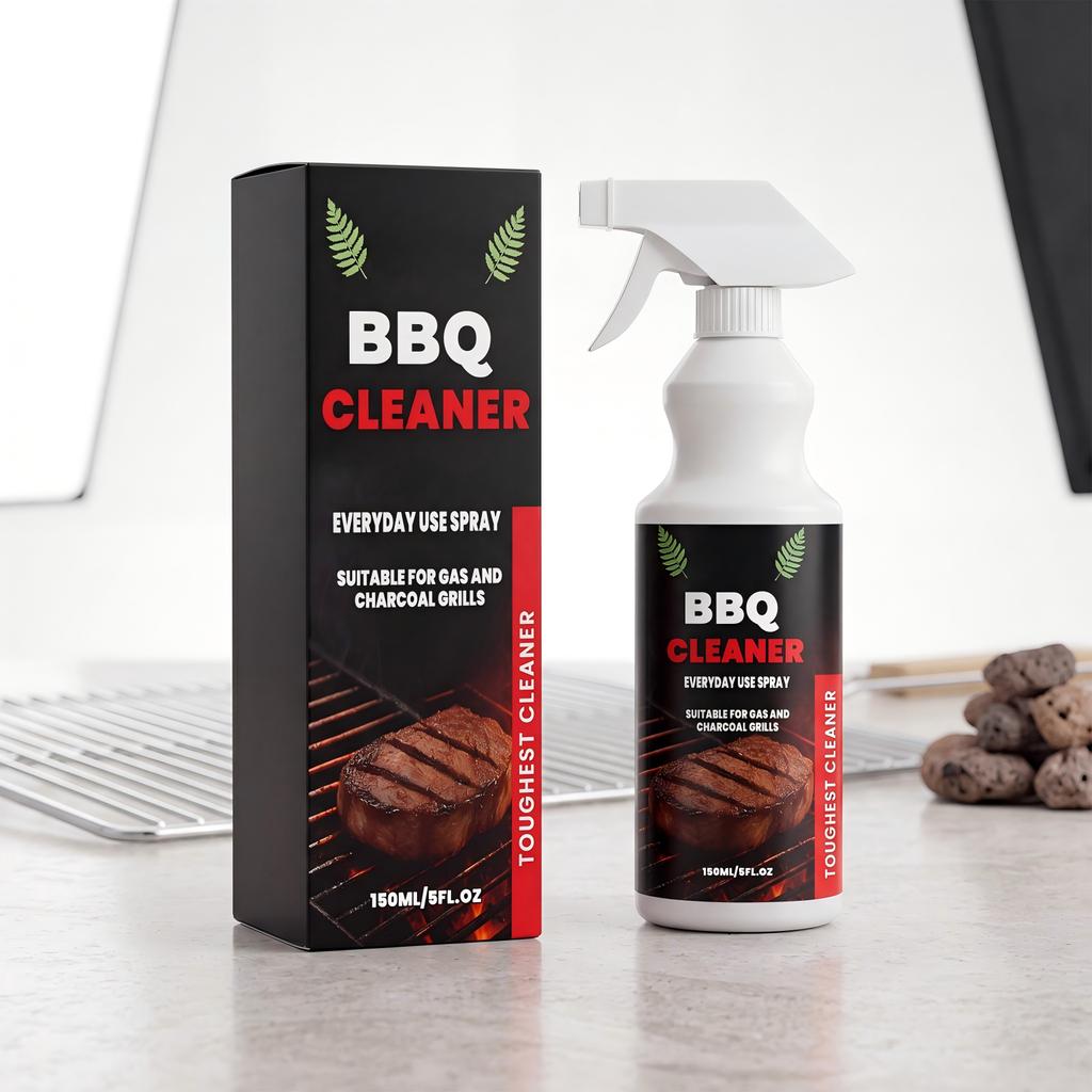 Sprej na čištění grilu BBQ 150 ml Pro každodenní použití na plynové a dřevěné uhlí Vhodný pro domácí kuchyni Venkovní čisticí roztok