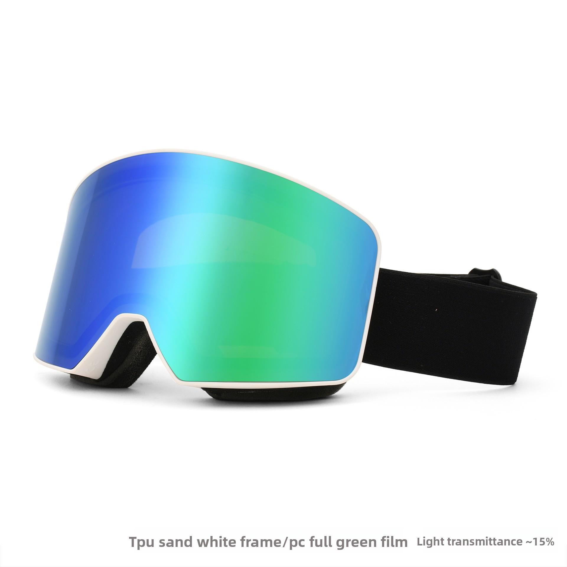 

Ski Glasses Snow Goggles Double-layer Anti-fog Cylindrical Outdoor Snow Sports PC Ski Goggles