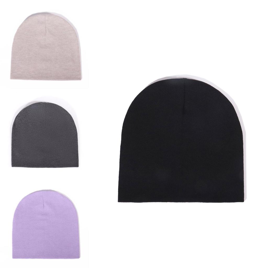 Knitted Hat For Women With Stretchy Polyester Fabric Fall Casual Fashion Accessory For Winter Season
