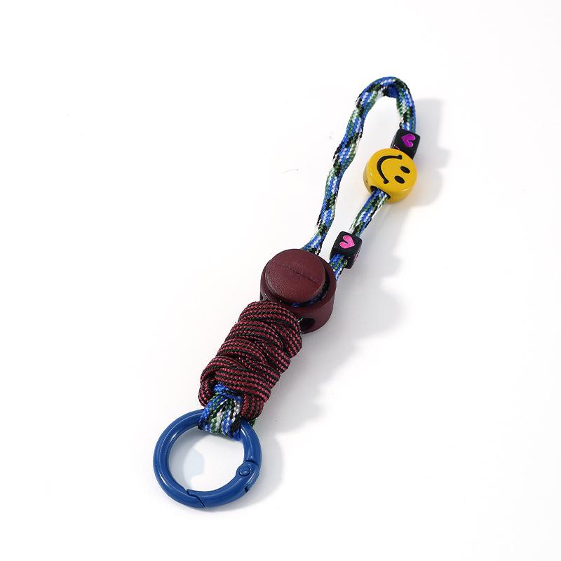 Smiling Face Cartoon Doll Lanyard Keychain - Child's Clothing, Pencil Case, Phone & Camera Strap Ornament