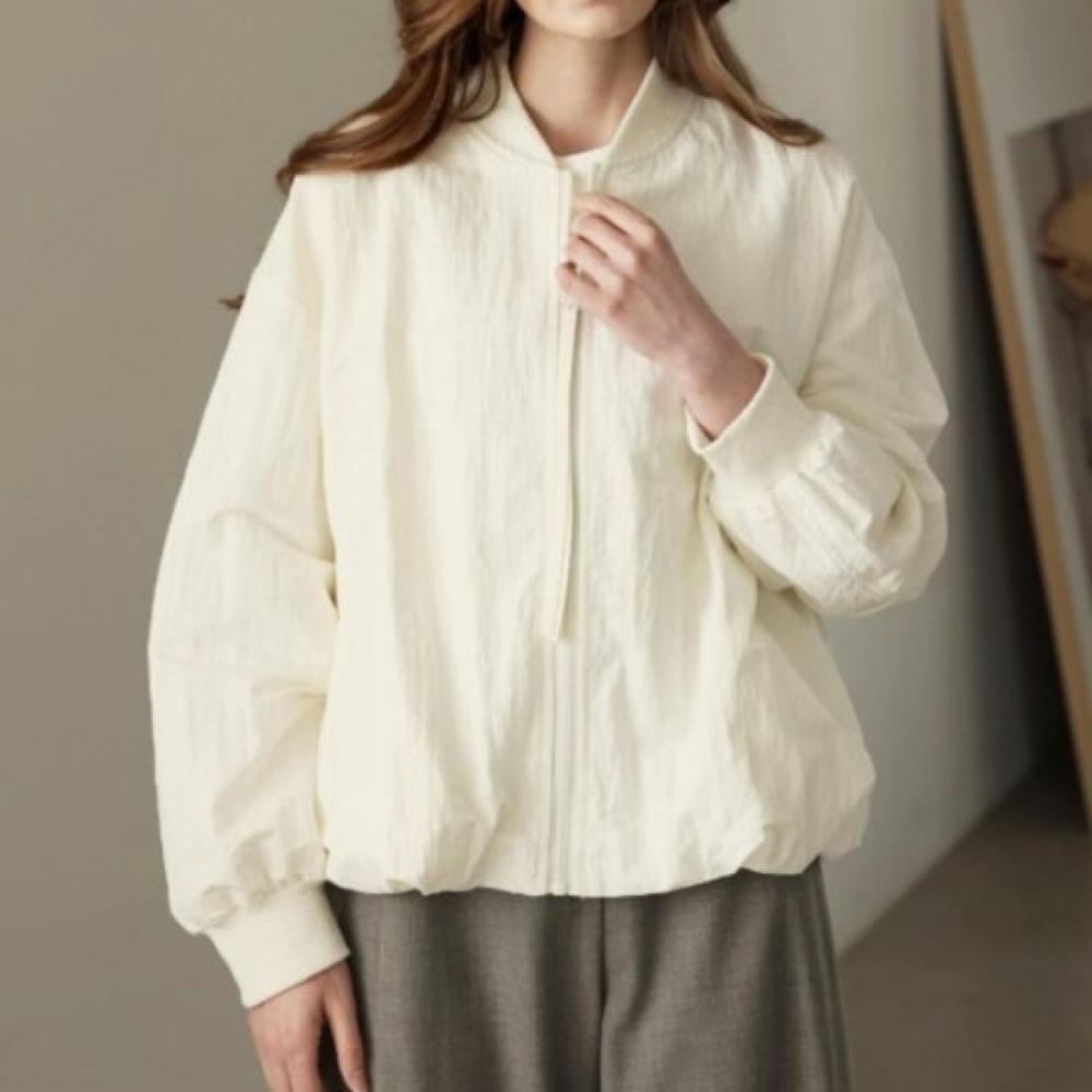 New Arrivals Open Run Balloon Windbreaker Jacket Women Spring Bomber