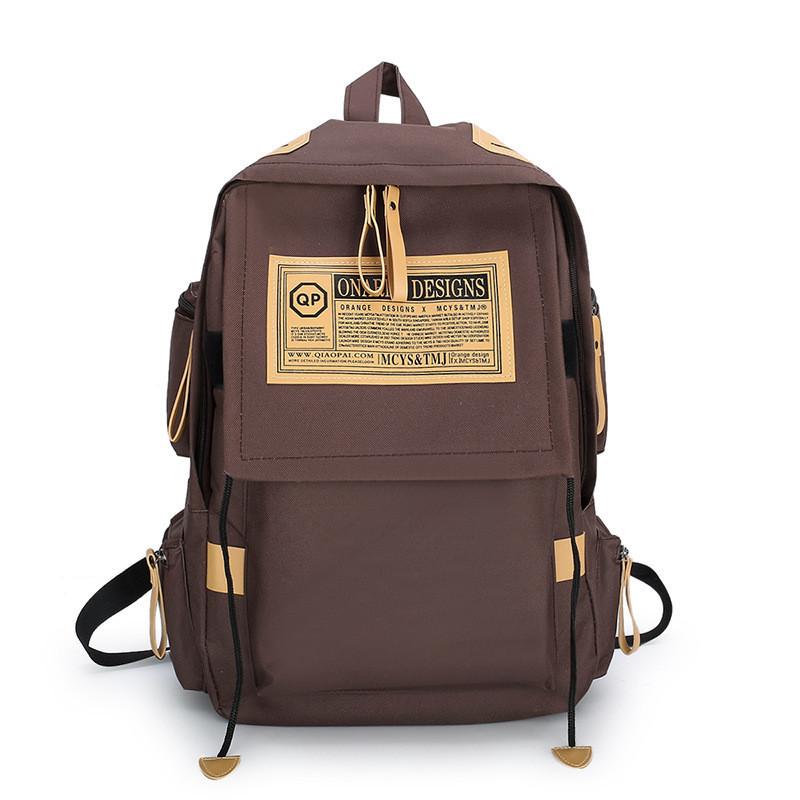 Fashionable Large Capacity College Backpack For Girls And Boys Trendy Ins Style