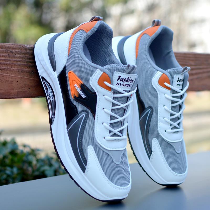 Men's shoes new dad shoes four seasons mesh shoes platform mesh breathable sports shoes versatile casual shoes
