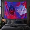 Personalisierte Wandbehänge Rangers FC Muster Kunst Hintergrundtuch