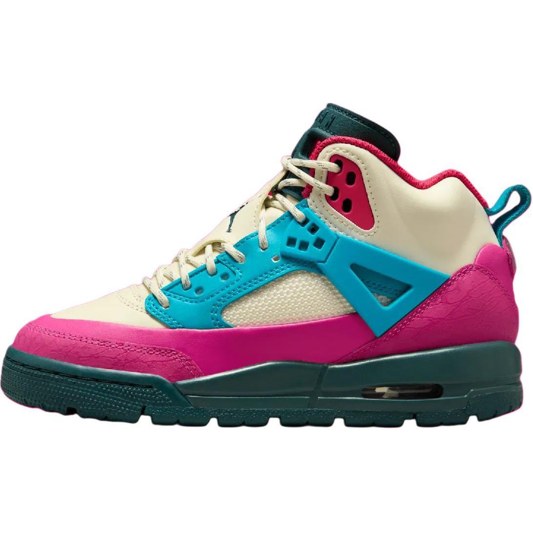 

New Jordan Spizike Wear-Resistant High-Top Children s Basketball Shoes Ecru Teenagers FD4653-163 38.5