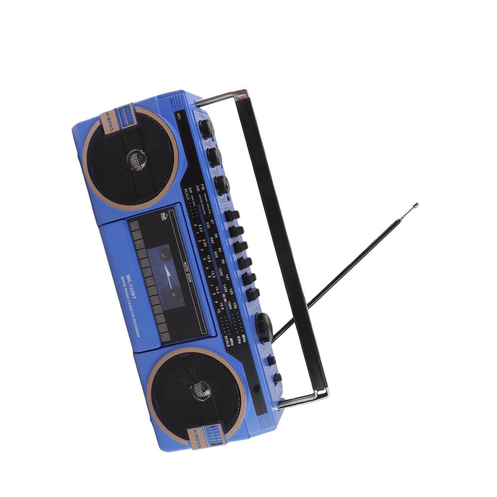 AM FM SW Cassette Player Vintage Great Sound Quality USB Port 3.5mm In Tape Recorder
