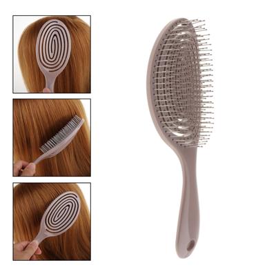 Brosse démêlante pour cheveux, en plastique ABS, avec épingles rondes, glisse facilement dans les enchevêtrements, pour bouclés, droits, femmes, enfants, tout-petits