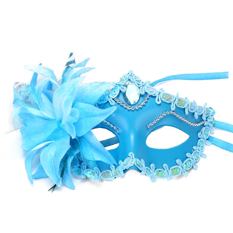 1Pc Lily Decoration Cosplay Mask Sexy Multicolored Dance Dress Up Plastic