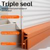 4/2M Sliding Window Sealing Strip Winter Windproof Soundproof Window Sealing Strip Door Sealing Gap Insect Proof Filling Strip