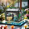 Non-Toxic Flower House Building Block Set City Street House Flower Shop Building Block Transparent Bricks Toy Gift For Children Or Children