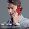 For iPhone 16 Pro Max Magnetic Case Ring Kickstand PC+TPU Drop-Proof Protective Cover