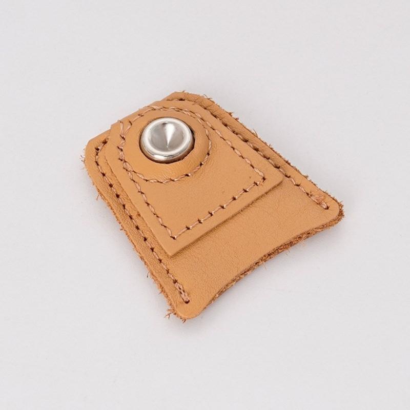 4Pcs Leather Thimble Sewing Thimble Sewing Finger Protectors for Hand Sewing Quilting Sewing Needle Embroidery Tool