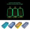3pcs Luminous Fishing Tackle Box Plastic Fishing Accessory Box Bait Storage Box  Utility Fishing