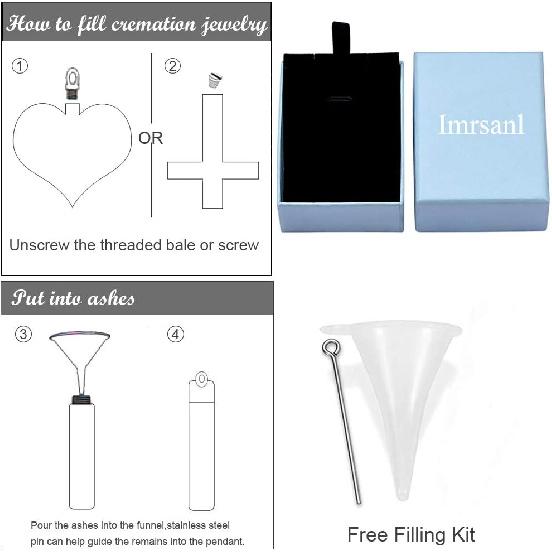 Imrsanl Tree of Life Urn Necklace for Men Women Cremation Jewelry with Circle Crystal Memorial Keepsake Jewelry Gifts for Human Adult Ashes