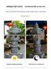 Large Japanese Zen Stone Pagoda Garden Lantern