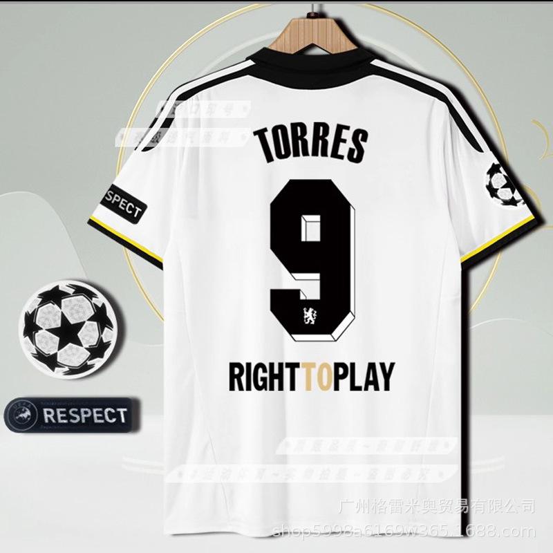 Retro Jersey Chelsea Series Jersey Long Short Sleeve Explosive Star Collection 8 Lampard 9 Torres Football Jersey