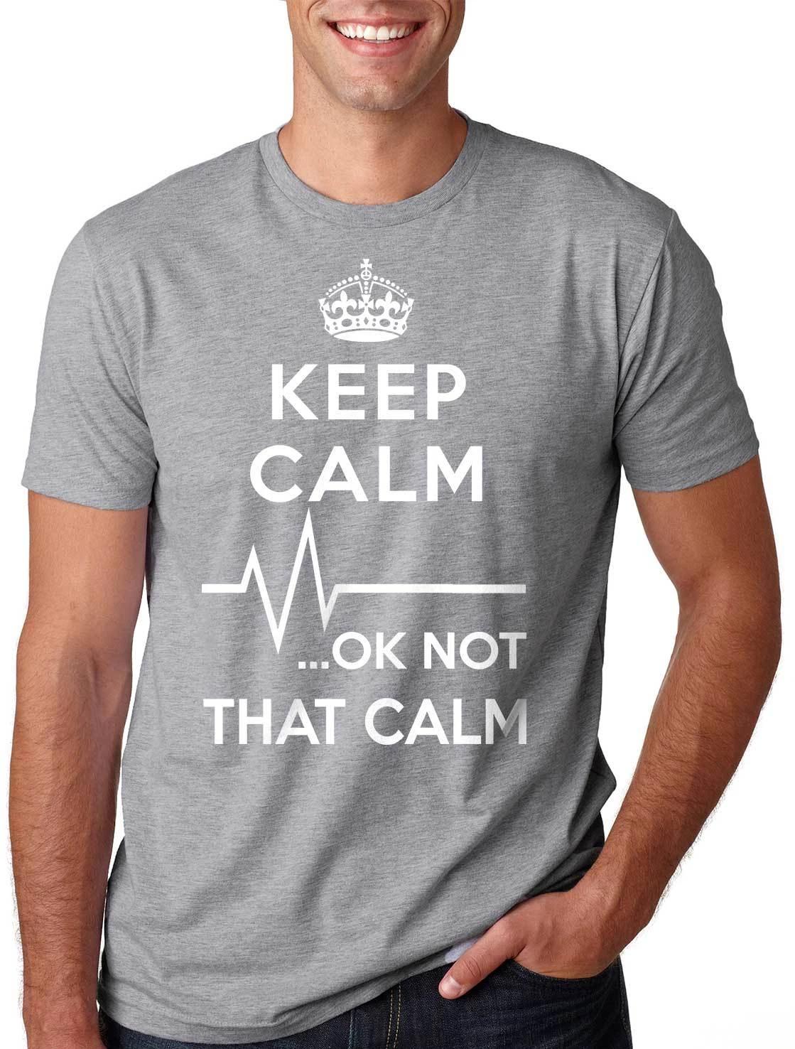 Keep Calm Not That Calm Funny Paramedic T-Shirt S