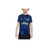 Tricou de Fotbal cu Mânecă Scurtă pentru Antrenament Dri-FIT Chelsea Academy Pro cu Imprimeu Integral, Uscare Rapidă, pentru Copii, Topuri, Asfalt-Albastru DX3627-427