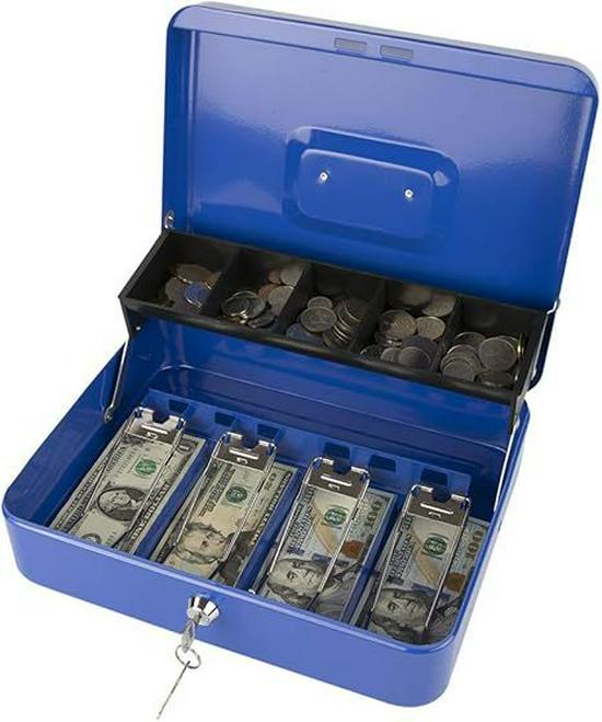 Creative Handheld Piggy Bank: Small Lockable Coin Storage Box with Key