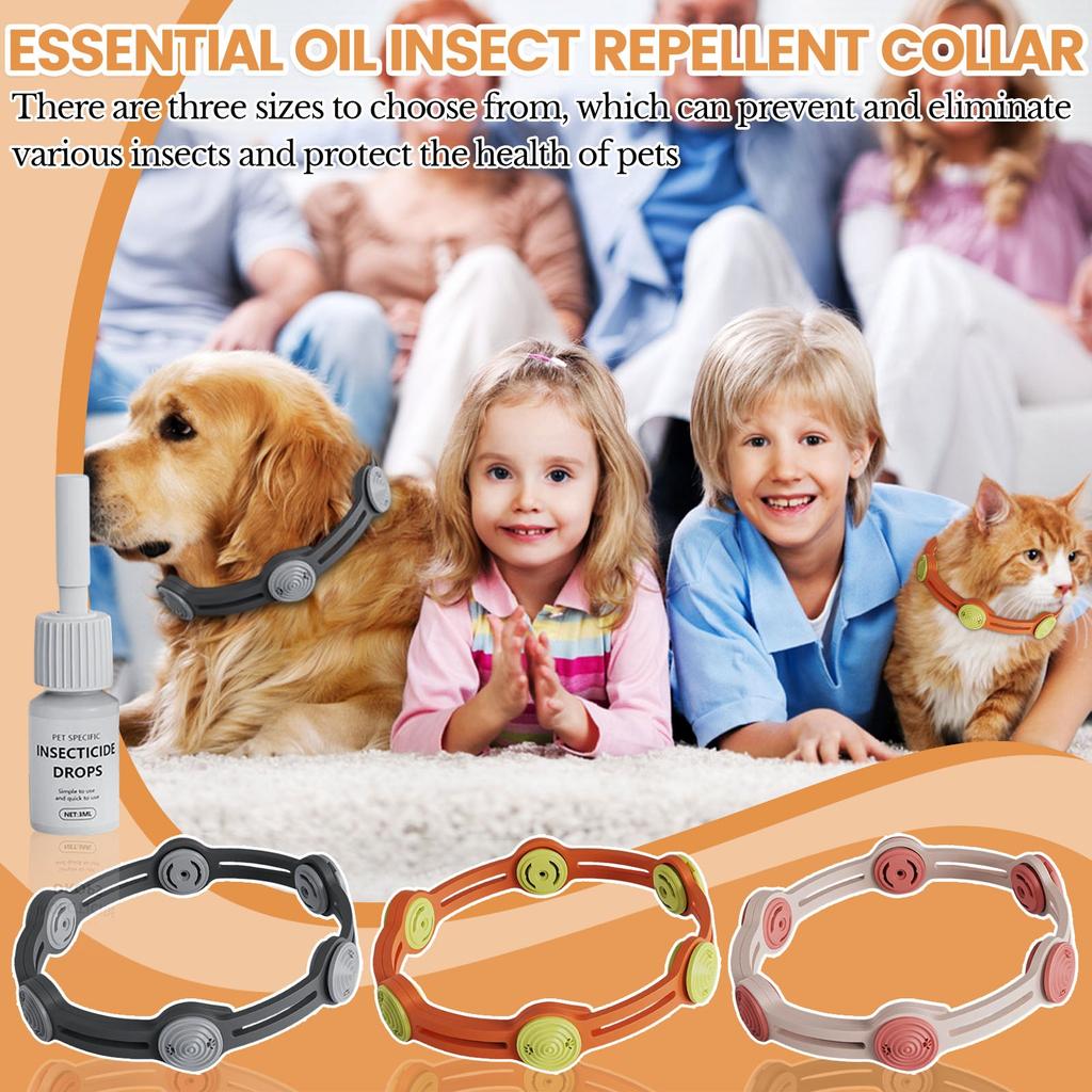 Collar Dog Cat Adjustable Pet Worming Collar 5ml