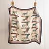 Vintage Paisley Square Scarf For Women Daily Use Soft Neck Scarf