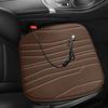 12V Heated Car Seat Cushion 17.72"x17.72" Thick Memory Foam Seat Protector Pad Anti-Slip Bottom Car Seat Pad for Car Office Home Use