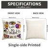 1/4 Halloween Pillowcase, Horror Witch Skull Cushion Cover, Decorative Sofa, Living Room, Bedroom Cushion Cover