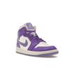 Air Jordan 1 Mid Action Grape Women Sneakers Purple Sail Sky-J-Light-Purple BQ6472-504