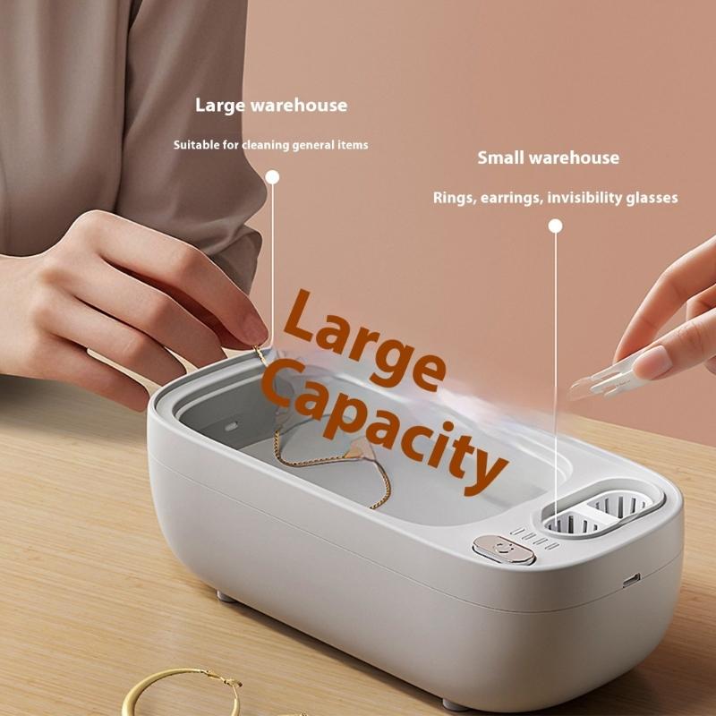 Practical Jewelry Glasses Cleaner Efficient Cleaners Cleaning Machine Eyeglass Cleaning Device Perfect for Jewelrys