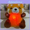 Breathing Raccoon Plush Toy With Glow Sound For Early Education And Kids Room Decor