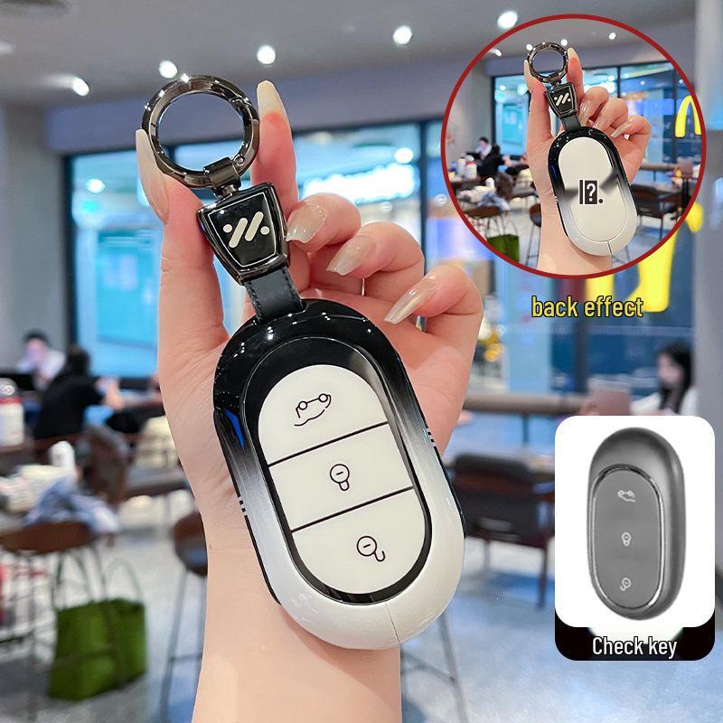 Perfect Fit Key Cover for 2025 Zhiji LS6, 2023-2025 LS7, L6 & L7 with Metal Buckle