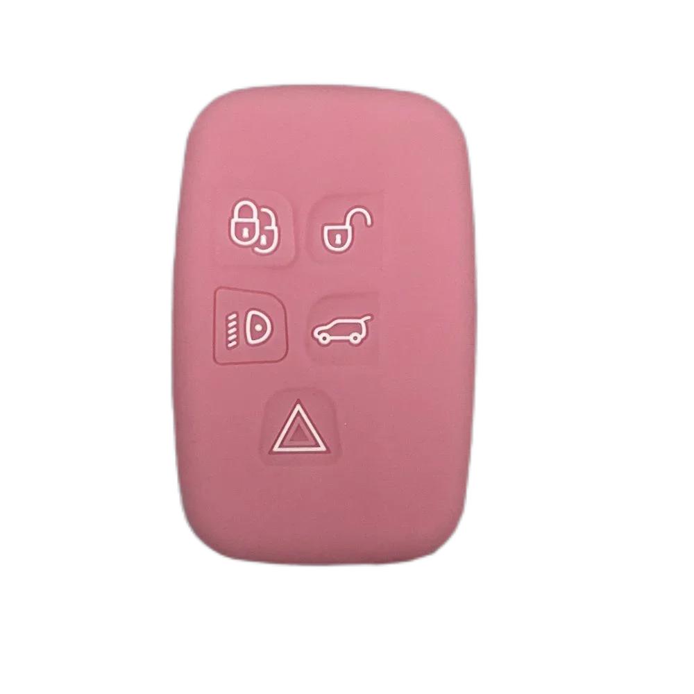 silicone car key case holder shell soft remote cover protector for Land Rover Range Rover Sport Discovery 3 4 Elander 2 Evoque